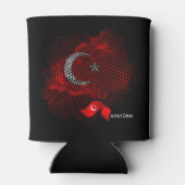 トルコ国旗 缶クーラー (裏面)