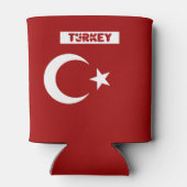 トルコ国旗 缶クーラー (裏面)
