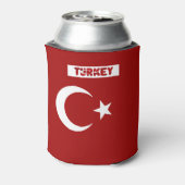 トルコ国旗 缶クーラー (缶裏面)