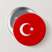 トルコ国旗 缶バッジ (正面&裏面)
