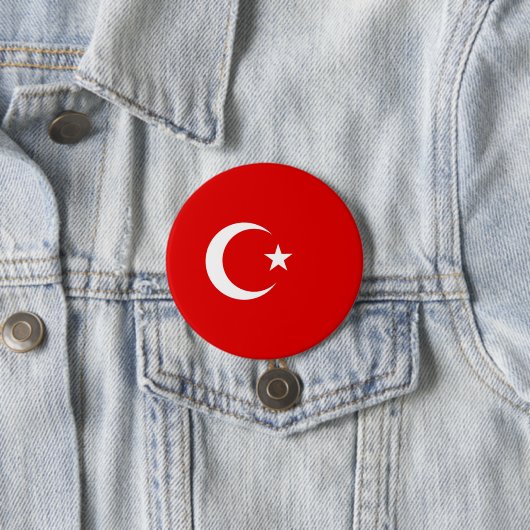 トルコ国旗 缶バッジ (インサイチュ)