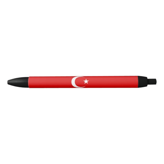 トルコ国旗 黒ボールペン (正面)