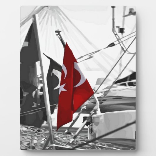 トルコ国旗 – Al Sancak フォトプラーク (正面)