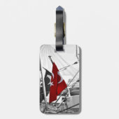 トルコ国旗 – Al Sancak ラゲッジタグ (裏面縦)