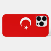 トルコ国旗 iPhoneケース (裏面横)