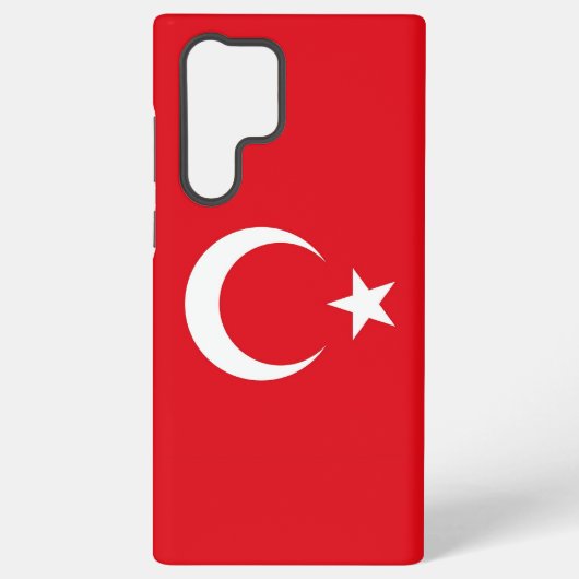 トルコ国旗 Samsung Galaxy S22 Ultra ケース (裏面)