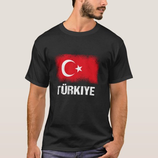 トルコ国旗Tシャツ Tシャツ (正面)
