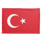 トルコ国独身の国愛国的なピローケース国旗 枕カバー (裏面)
