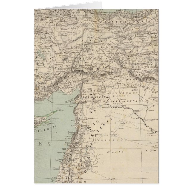 トルコ地図 (正面)