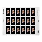 トルコ変装アクソロトルおもしろい ラベル (フルシート)