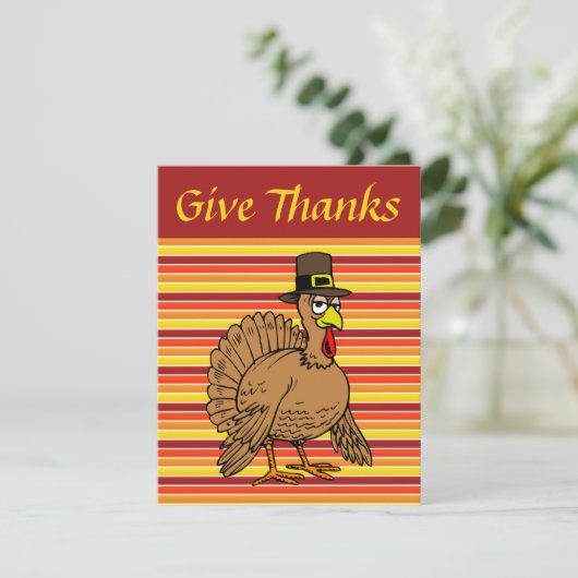 トルコ巡礼漫画感謝祭ディナー 招待状 (スタンド正面)