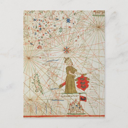 トルコ帝国、アトラス航海のから1646 ポストカード (正面)