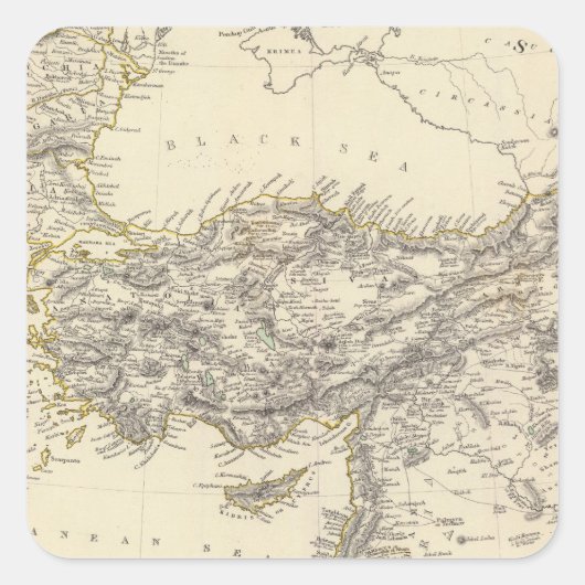 トルコ帝国(ギリシャ) スクエアシール (正面)