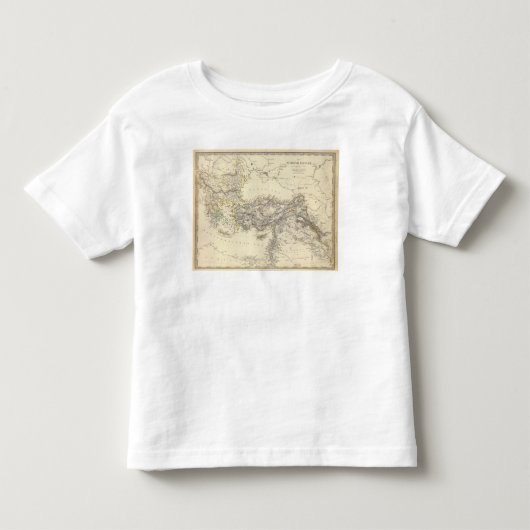 トルコ帝国、ギリシャ トドラーTシャツ (正面)