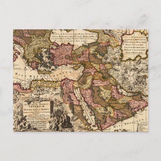 トルコ帝国 ポストカード (正面)