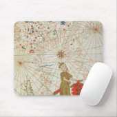 トルコ帝国、航海のな地図書から、1646年 マウスパッド (マウス)