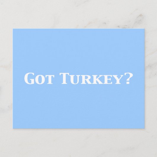 トルコ得の贈り物 ポストカード (正面)