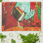 トルコ得遠くに!感謝祭 キッチンタオル (折り畳み)