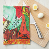 トルコ得遠くに!感謝祭 キッチンタオル (四つ折り)