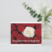 トルコ愛「あなたは私の夢の男」 ポストカード (スタンド正面)