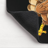 トルコ感謝祭の日巡礼少年の女おもしろいの子D マウスパッド (コーナー)