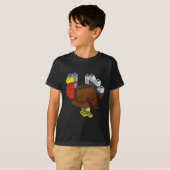 トルコ感謝祭ブロックブリック建物マスター部 Tシャツ (正面フル)