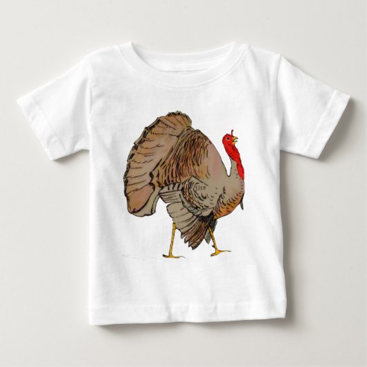 トルコ感謝祭 ベビーTシャツ (正面)