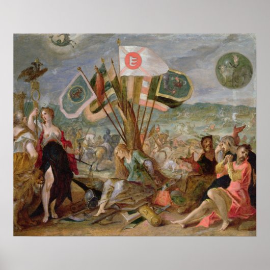 トルコ戦争の寓話 ポスター (正面)