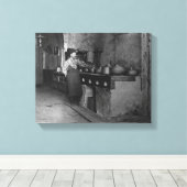 トルコ料理の食堂写真 キャンバスプリント (インサイチュ (ウッドフロア))