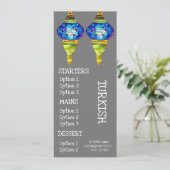 トルコ料理レストランの夕食メニュー メニュー (スタンド正面)