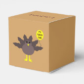 トルコ時間感謝祭カスタムの好意ボックス フェイバーボックス (裏面サイド)