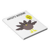 トルコ時間Thanksgivingカスタマイズ可能なノートブック ノートパッド (アングル)