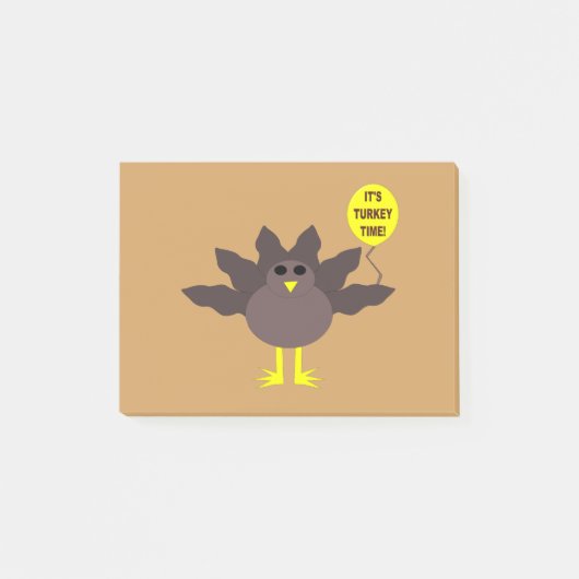 トルコ時間Thanksgiving投稿it notesパッド ポストイット (正面)