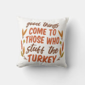 トルコ来を物する人々に良い事 クッション (正面)