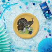 トルコ標準ブロンズファミリ ペーパープレート (パーティー)