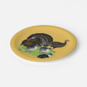 トルコ標準ブロンズファミリ ペーパープレート (アングル)