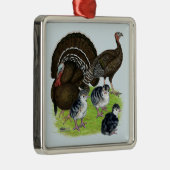 トルコ標準ブロンズファミリ メタルオーナメント (右)