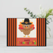 トルコ氏の感謝祭を祝う カード (スタンド正面)