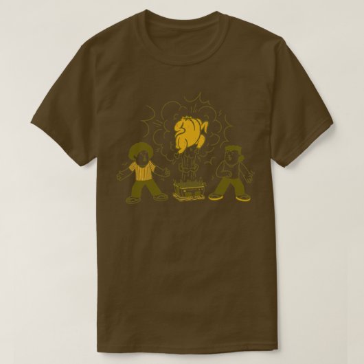 トルコ爆発 Tシャツ (デザイン正面)