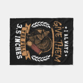 トルコ狩り春私は常与えに彼ら完全 フリースブランケット (正面(横))