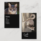 トルコ猫モノグラム 名刺 (正面/裏面)