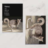 トルコ猫モノグラム 名刺 (正面/裏面)