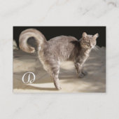 トルコ猫モノグラム 名刺 (裏面)