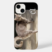 トルコ猫モノグラム Case-Mate iPhoneケース (裏面)