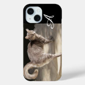トルコ猫モノグラム Case-Mate iPhoneケース (裏面)