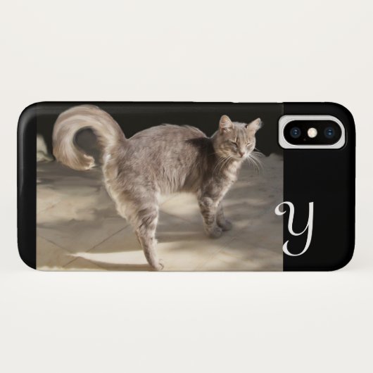 トルコ猫モノグラム Case-Mate iPhoneケース (裏面(横))