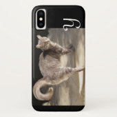 トルコ猫モノグラム Case-Mate iPhoneケース (裏面)
