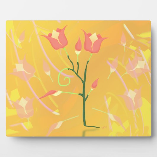 トルコ産ポピー フォトプラーク (正面)