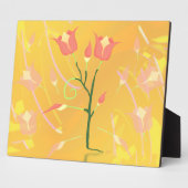 トルコ産ポピー フォトプラーク (側面)