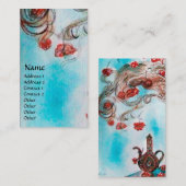 トルコ童話オリエンタルヘアサロン、ヘアスタイリスト 名刺 (正面/裏面)